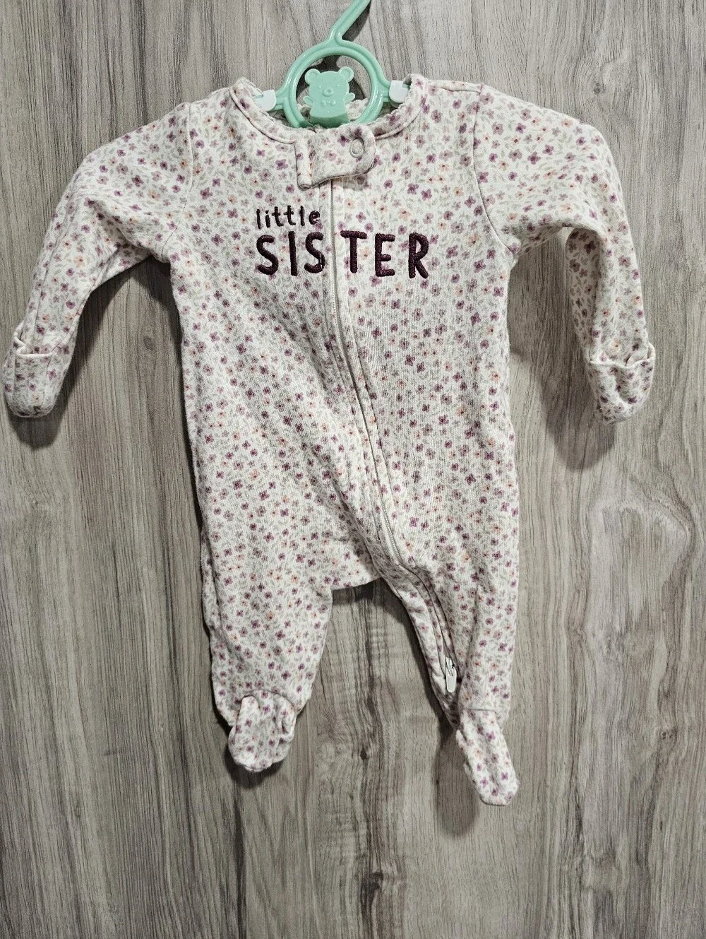 Carter’s Little Sister Baby Sleeper Bundle NB & 0-3M 4 Pieces